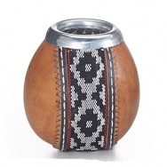 Calabash matekuppi - ruskea punos