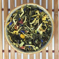 Sencha Rose Lychee (luomu) - maustettu vihreä tee