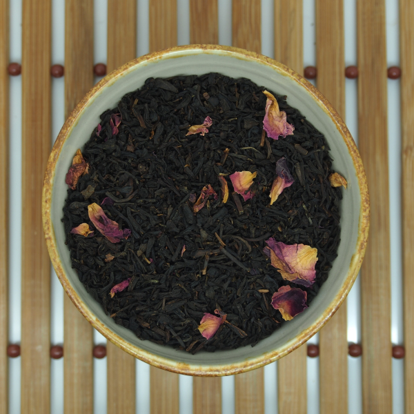 China rose maustettu musta tee ruusu