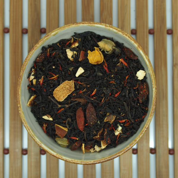 Appelsiini-Goji - Maustettu musta tee-50 g