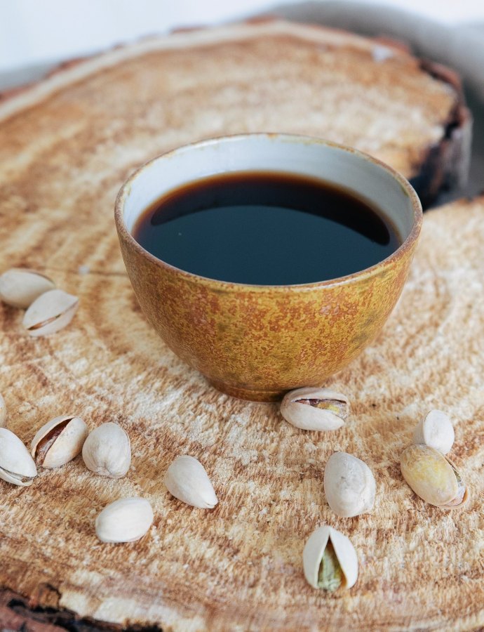 Kermaleivoksen ja vahvan Puerh-teen täydellinen harmonia: Pistaasi Puerh- tee!